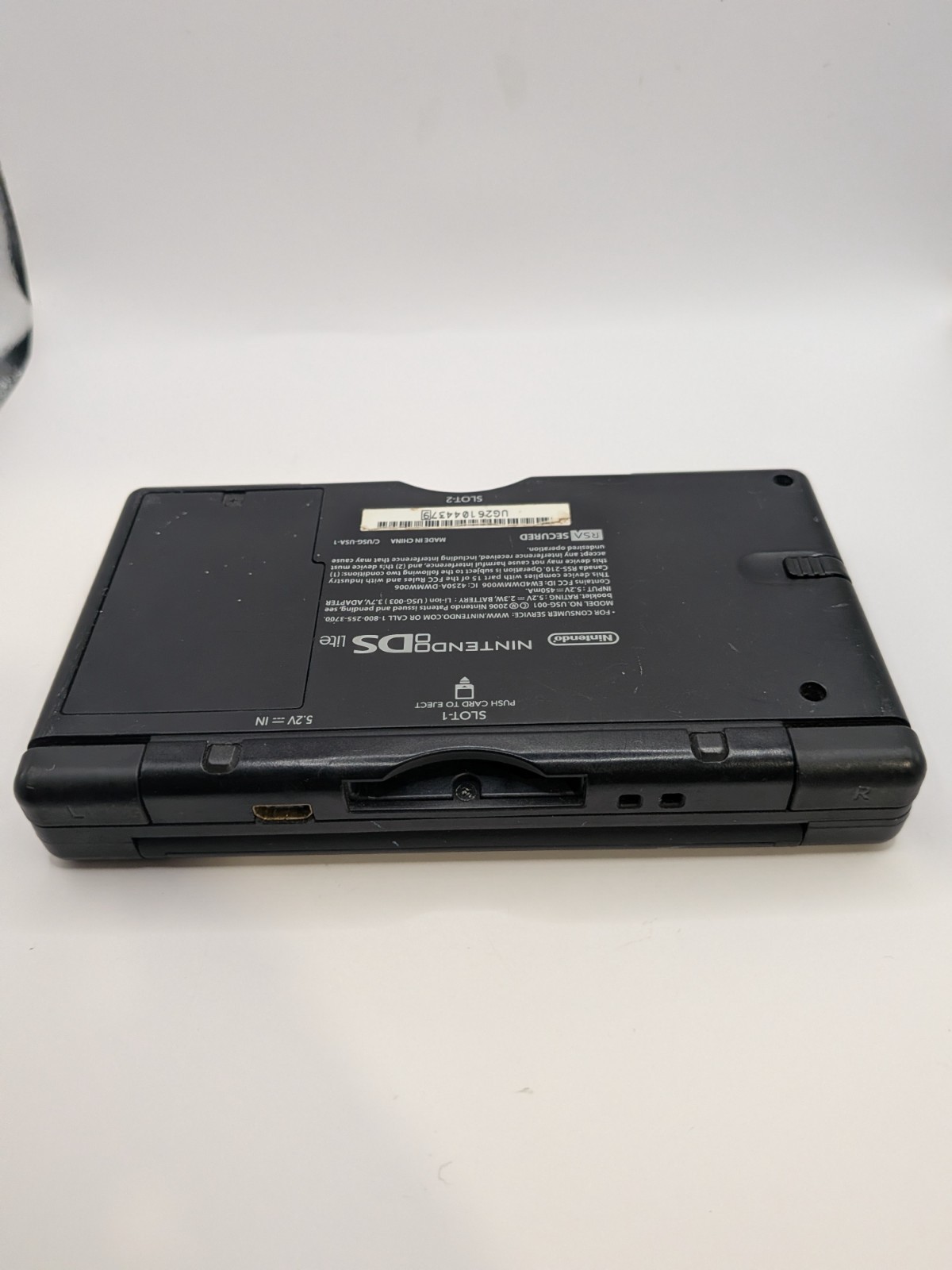 Nintendo DS Lite – Cobalt (Blue) & Black – Tested & Works – Yellow Screens