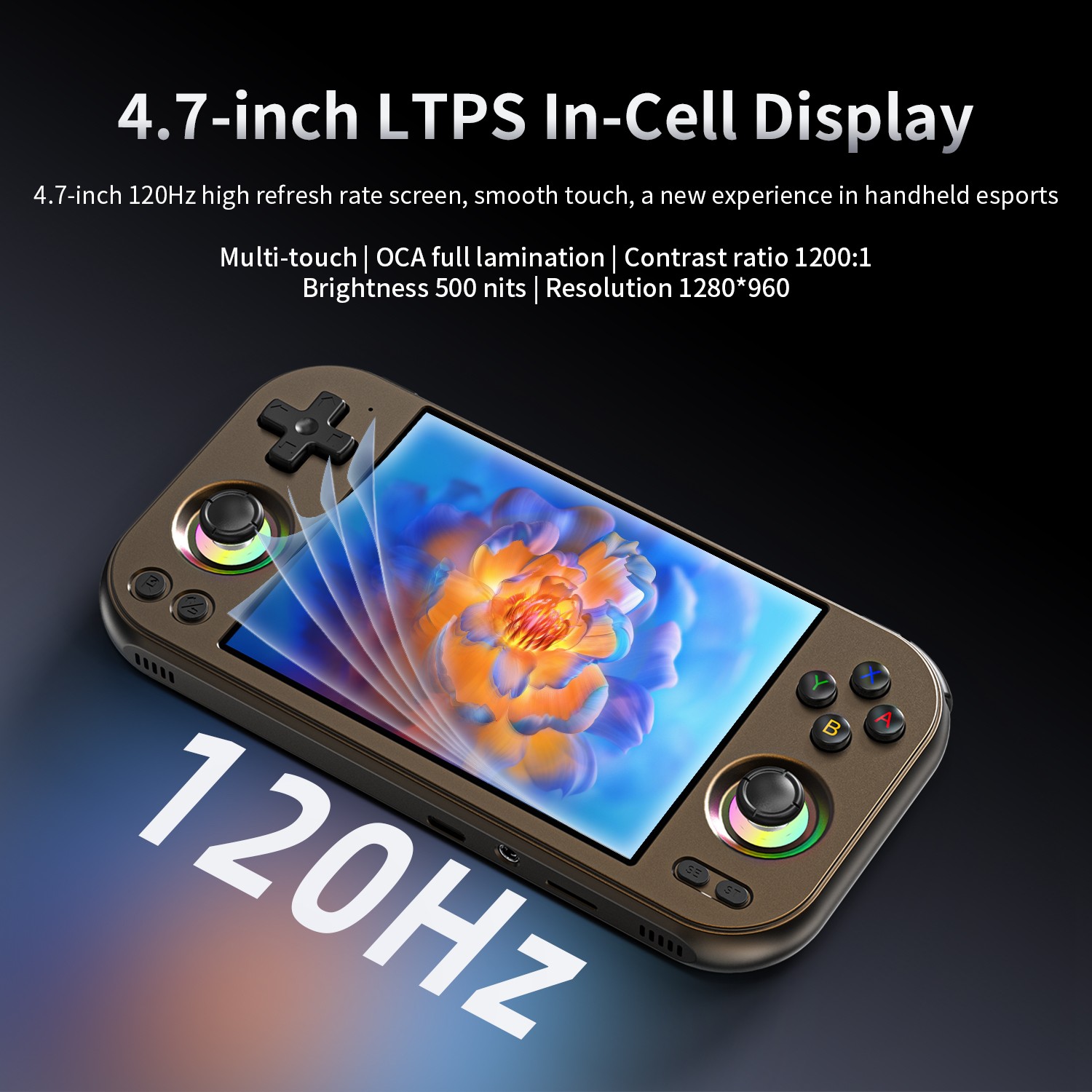 RG 477M Handheld Game Console 5300mAh Android 14 RG477M 4.7-inch