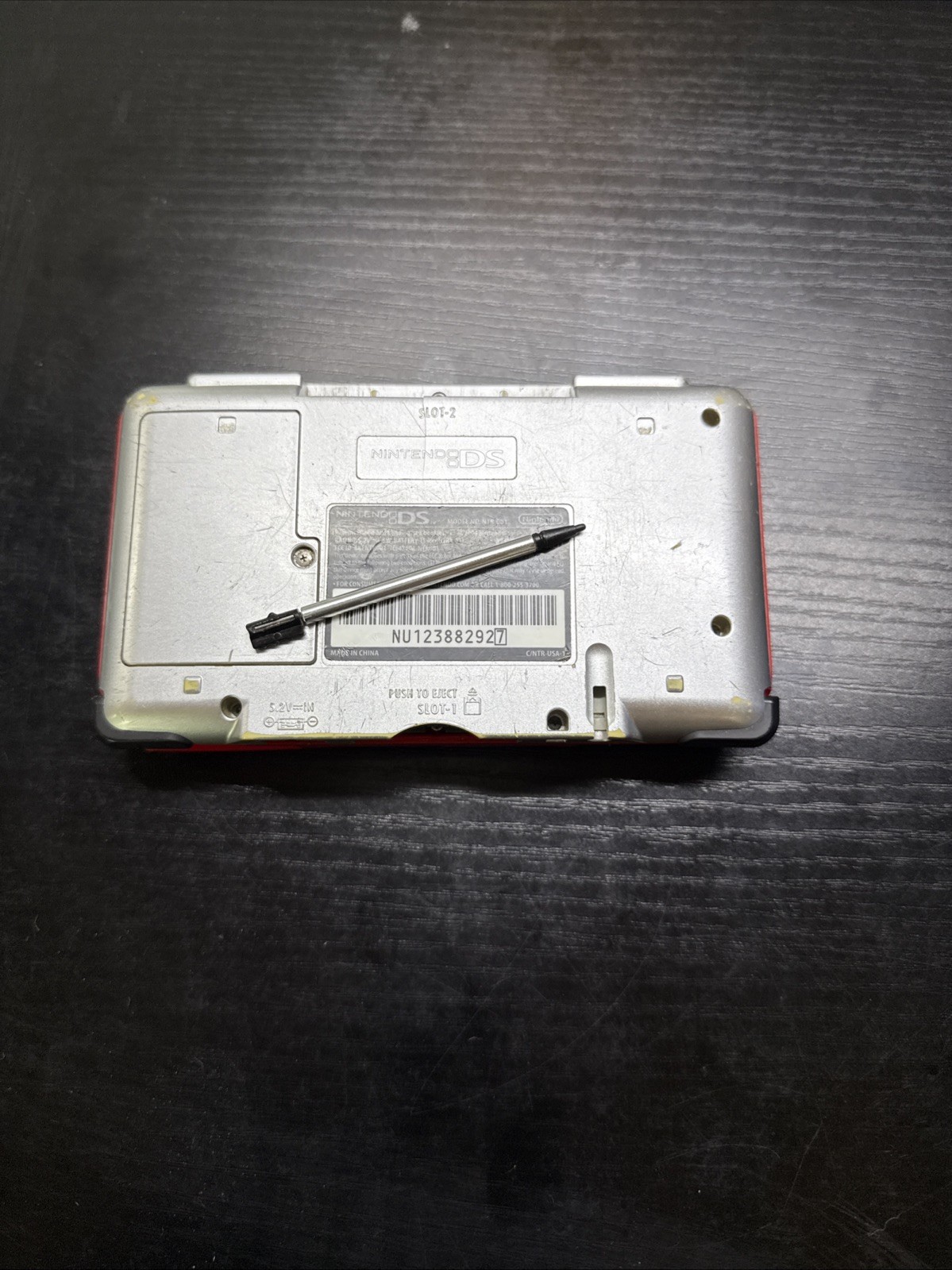 •Cosmetically Flawed/Read First•Nintendo DS Fat/Original/NTR-001 Red