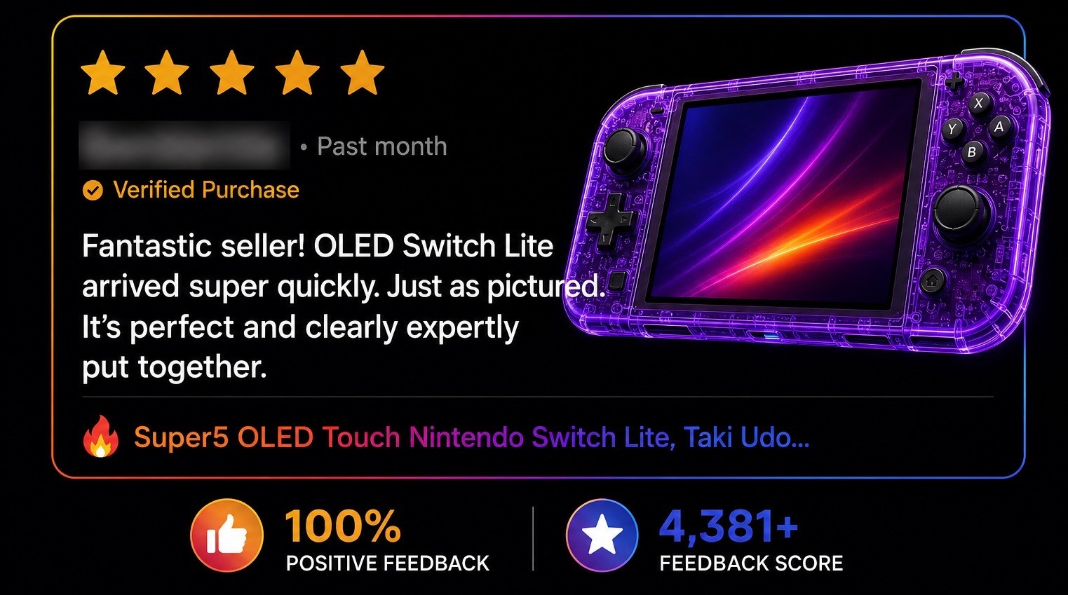 🔥 Send In Install Service For Nintendo Switch Lite Super5 OLED Screen Taki Udon