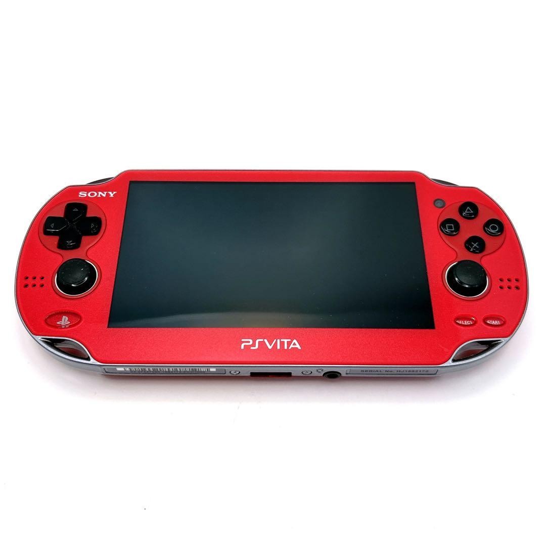 SONY PSVita PCH 1000 Console Cosmic Red with Charger