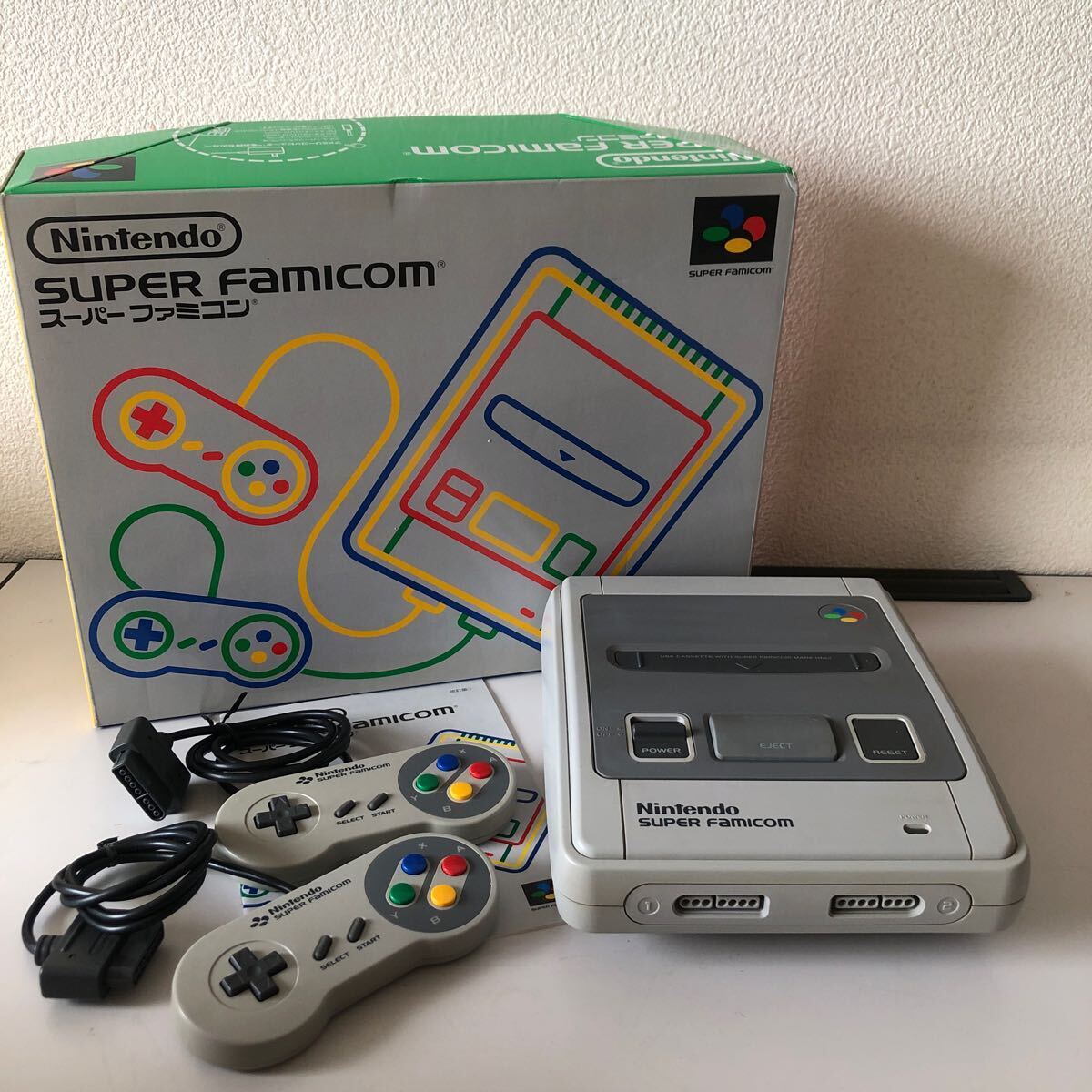 Nintendo Super Famicom SUPER FAMICOM SHVC-001 Console & Controller Set