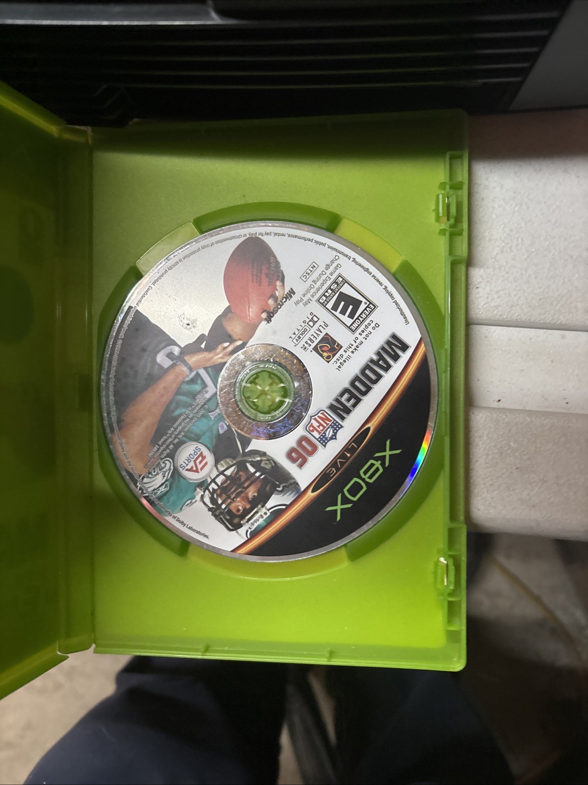 Xbox Original Tested Working GWith DVD Playback Kit No Cords 2 Games Simpsons