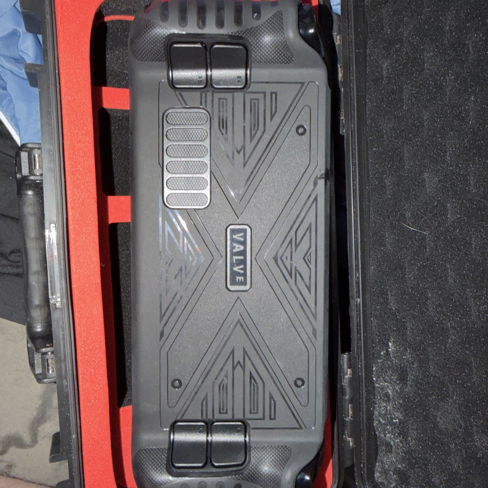 Valve Steam Deck 512GB Handheld Console With Hard Case And Grip Great!