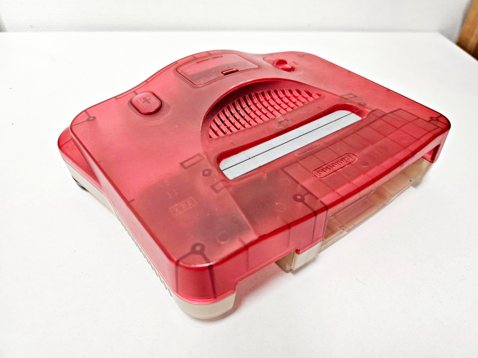 Nintendo 64 Console Red & White Clear 067 JAPAN