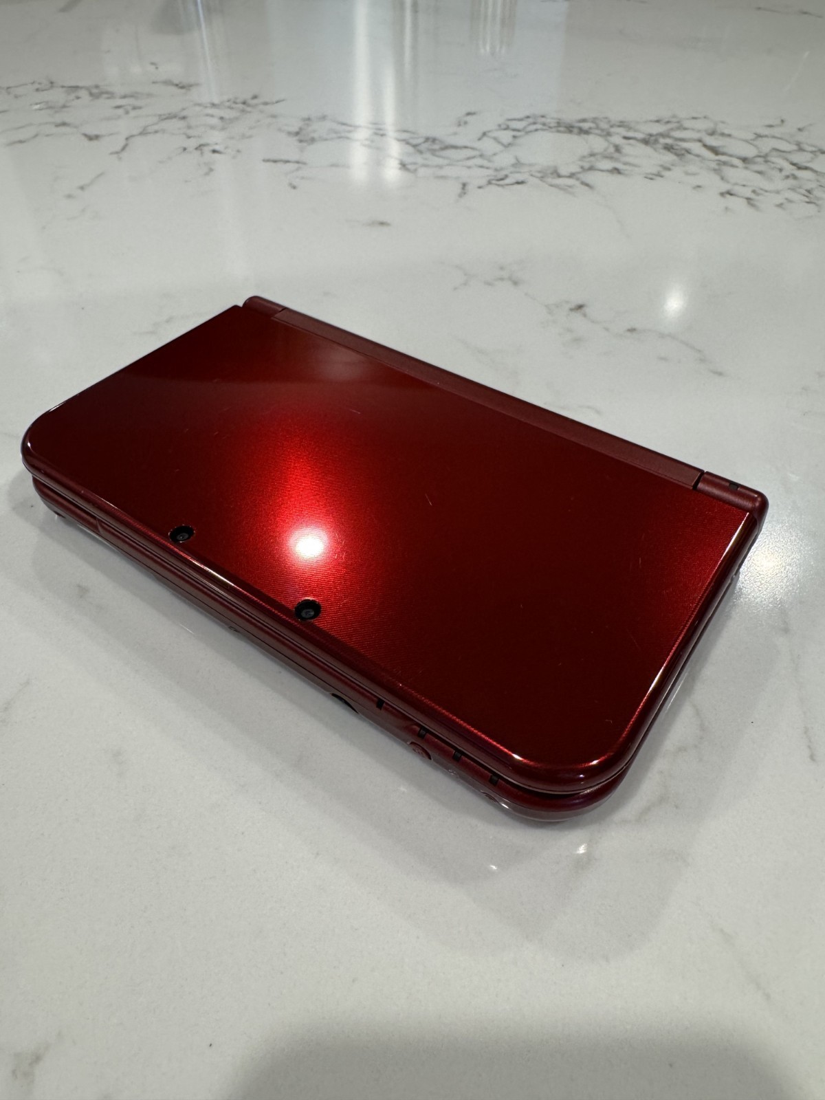 Nintendo 3DS XL Metallic Red Original Stylus & Charger Games included