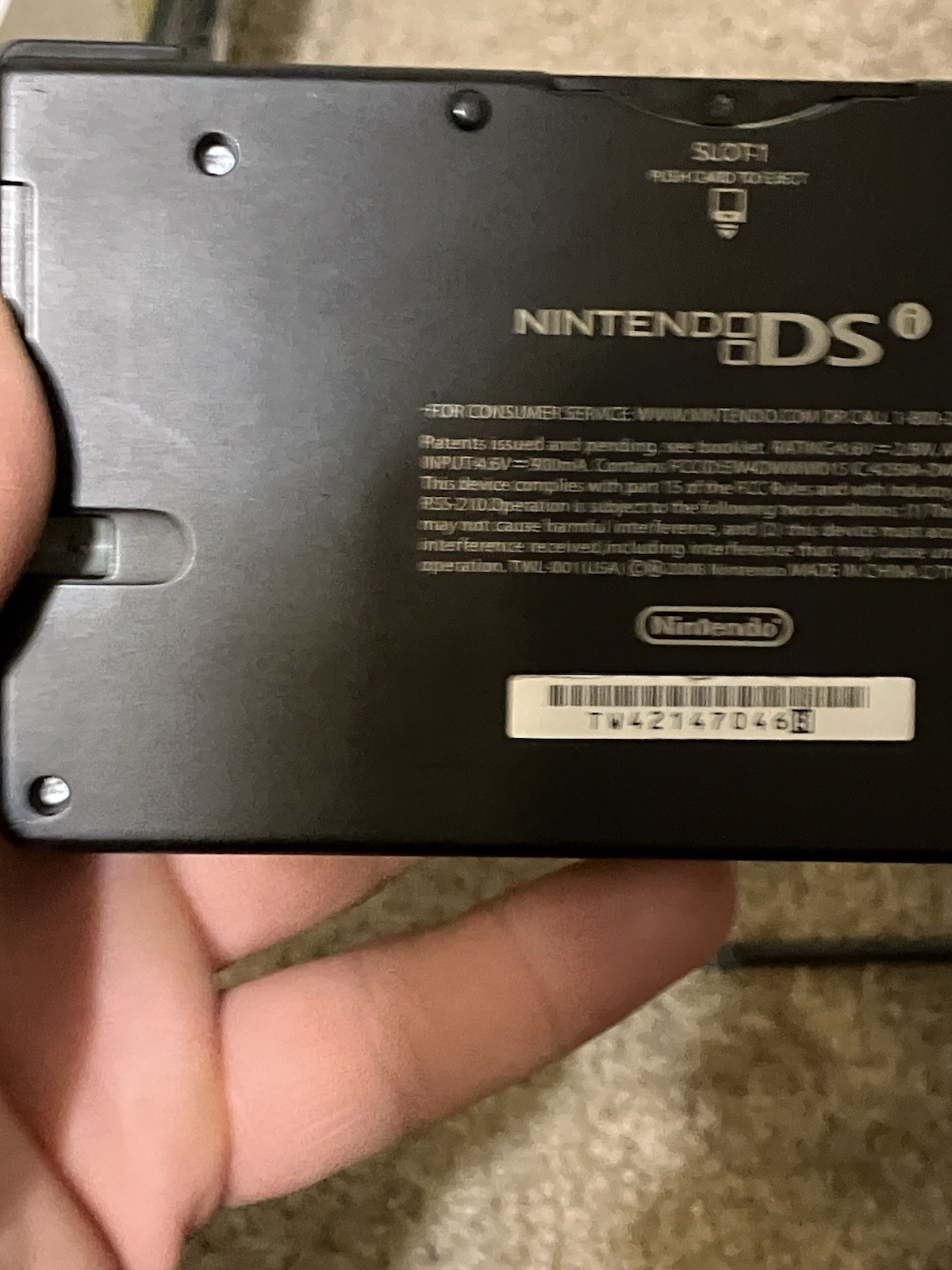 Authentic & Tested Nintendo DSI Console With Charger And 1 Game, Read