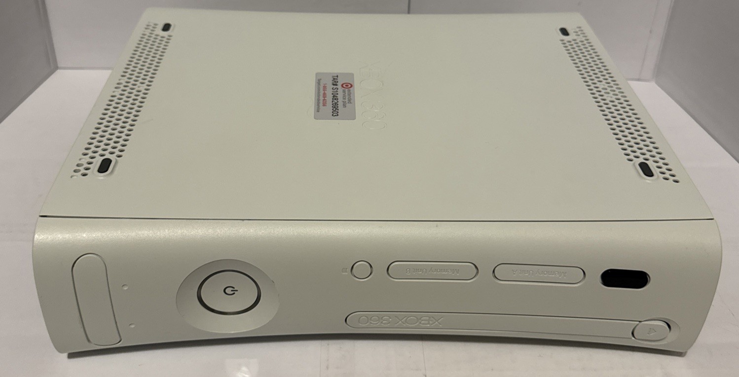 Xbox 360 White Console w 215 MB Internal Memory Deep Cleaned Tested Read