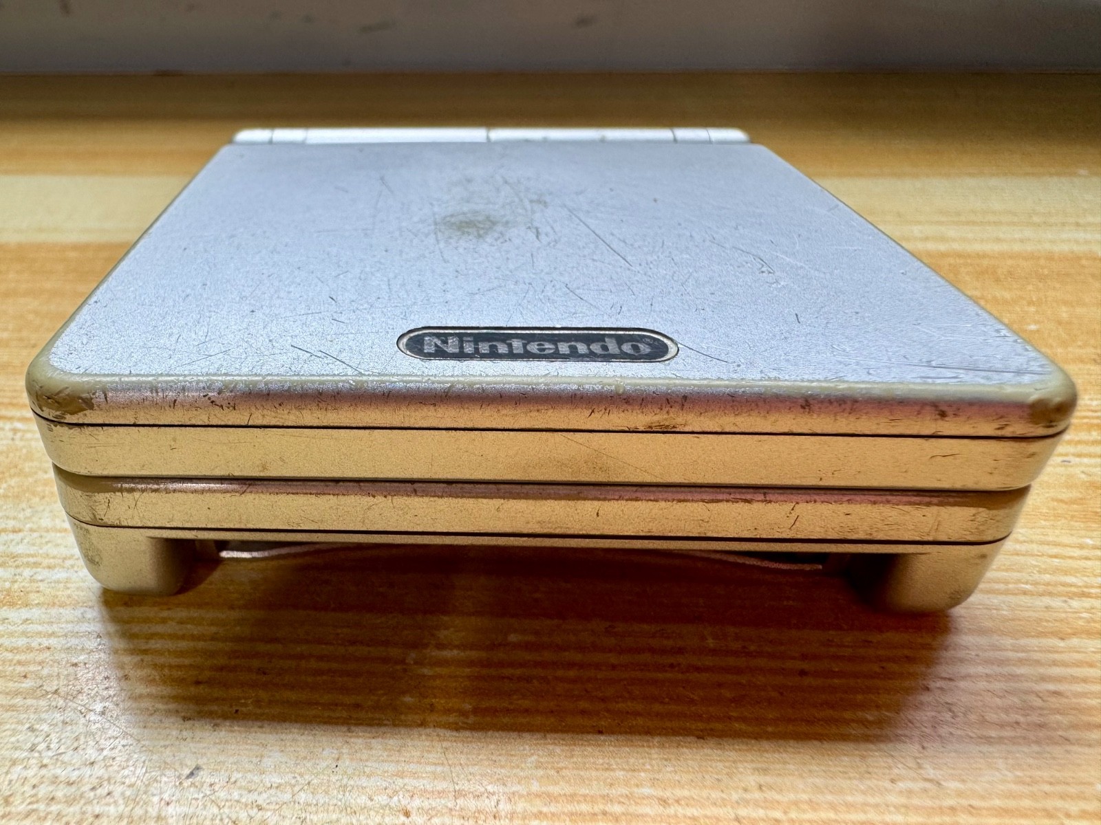 Nintendo Gameboy Advance SP AGS101 Ice Metallic Silver Handheld System Console
