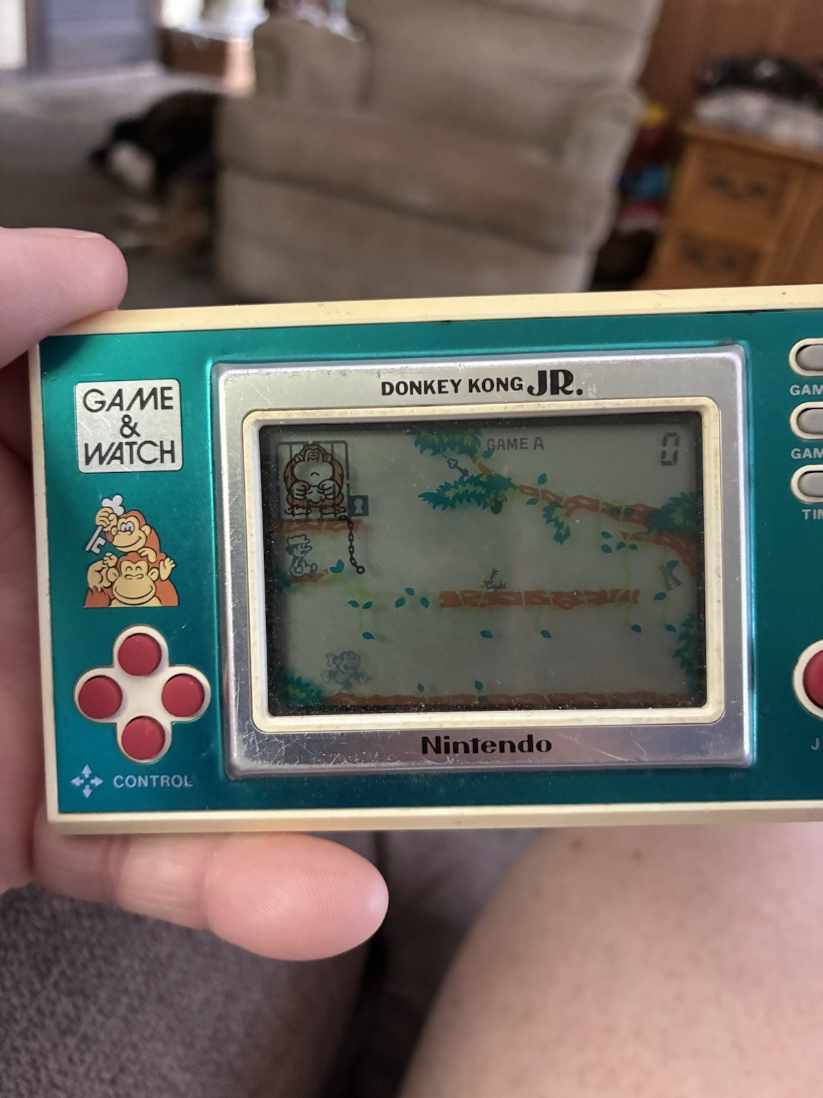 VTG Nintendo Game & Watch Donkey Kong Jr Handheld Console 1982 DJ-101 Japan NICE