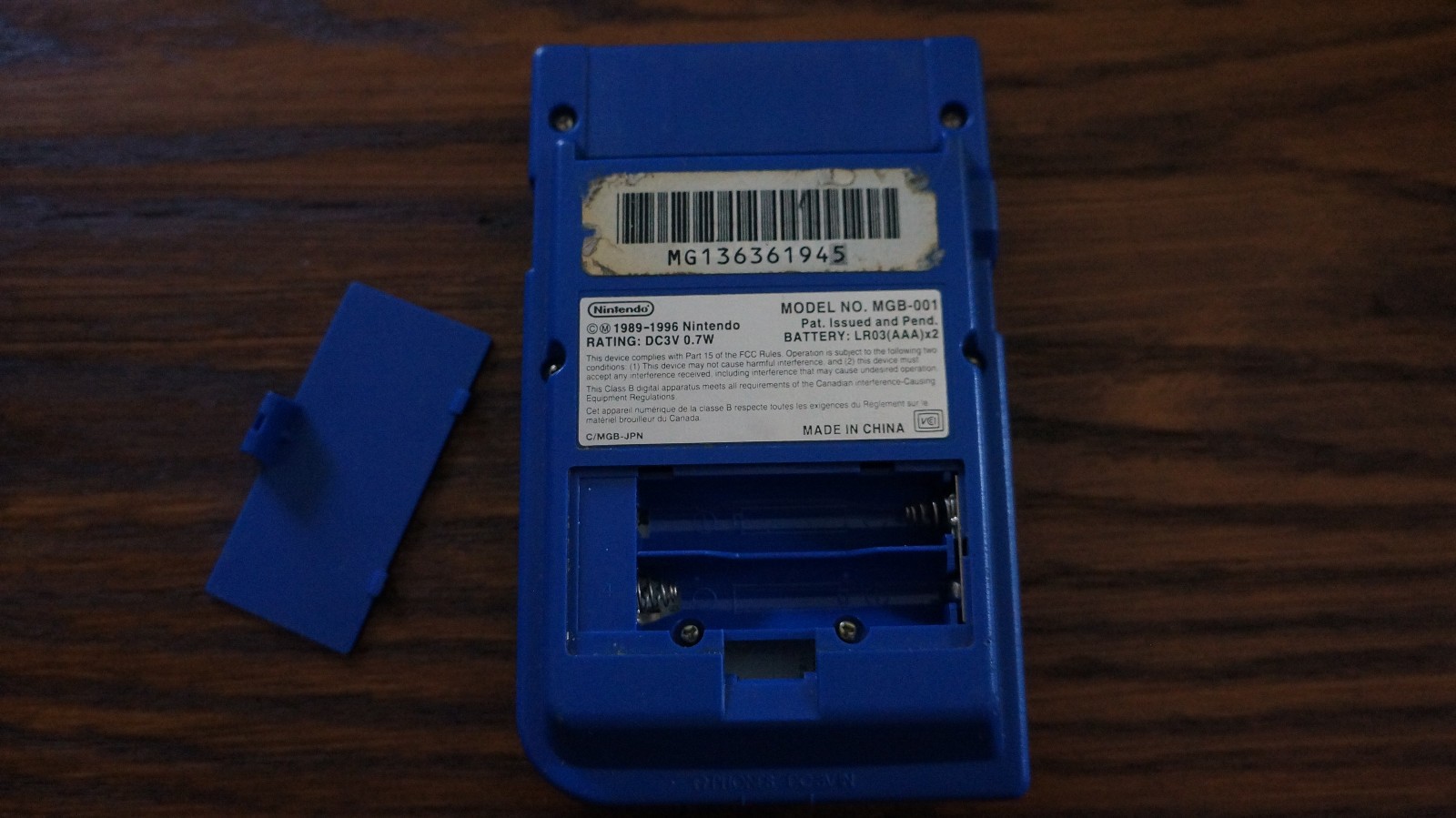 Nintendo Game Boy Pocket Console – Blue (MGB-001) – Tested & Working