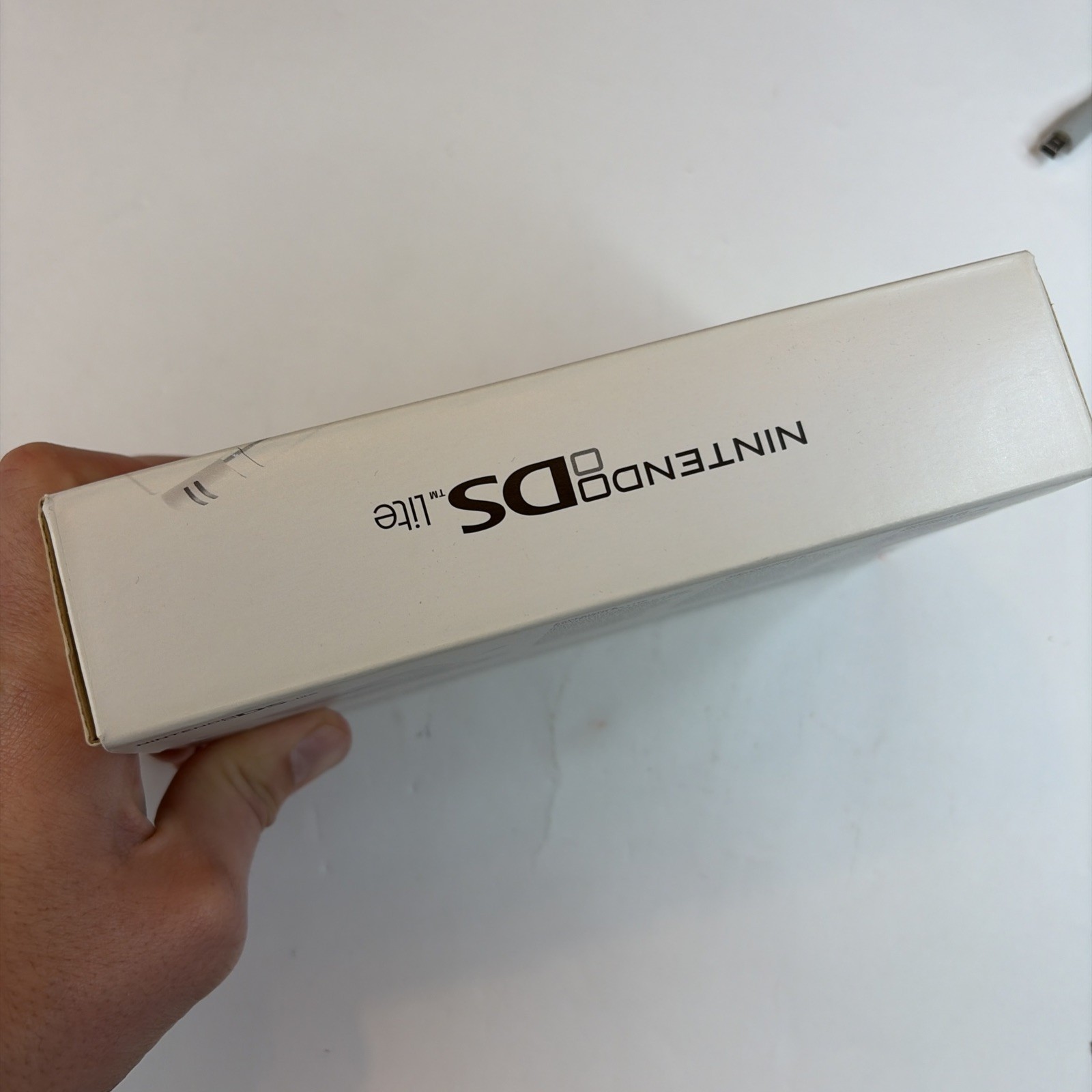 Nintendo DS Lite Polar White Handheld System Complete In Box Tested CIB