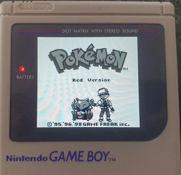Restored Original Nintendo DMG-01 GameBoy W/ IPS v4 Backlit LCD Screen Game Boy