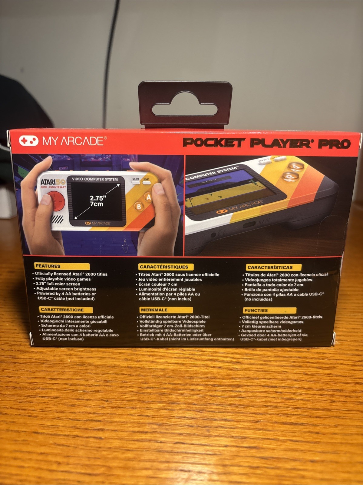 My Arcade Atari Pocket Player Pro: Portable Video Game System 100 Games