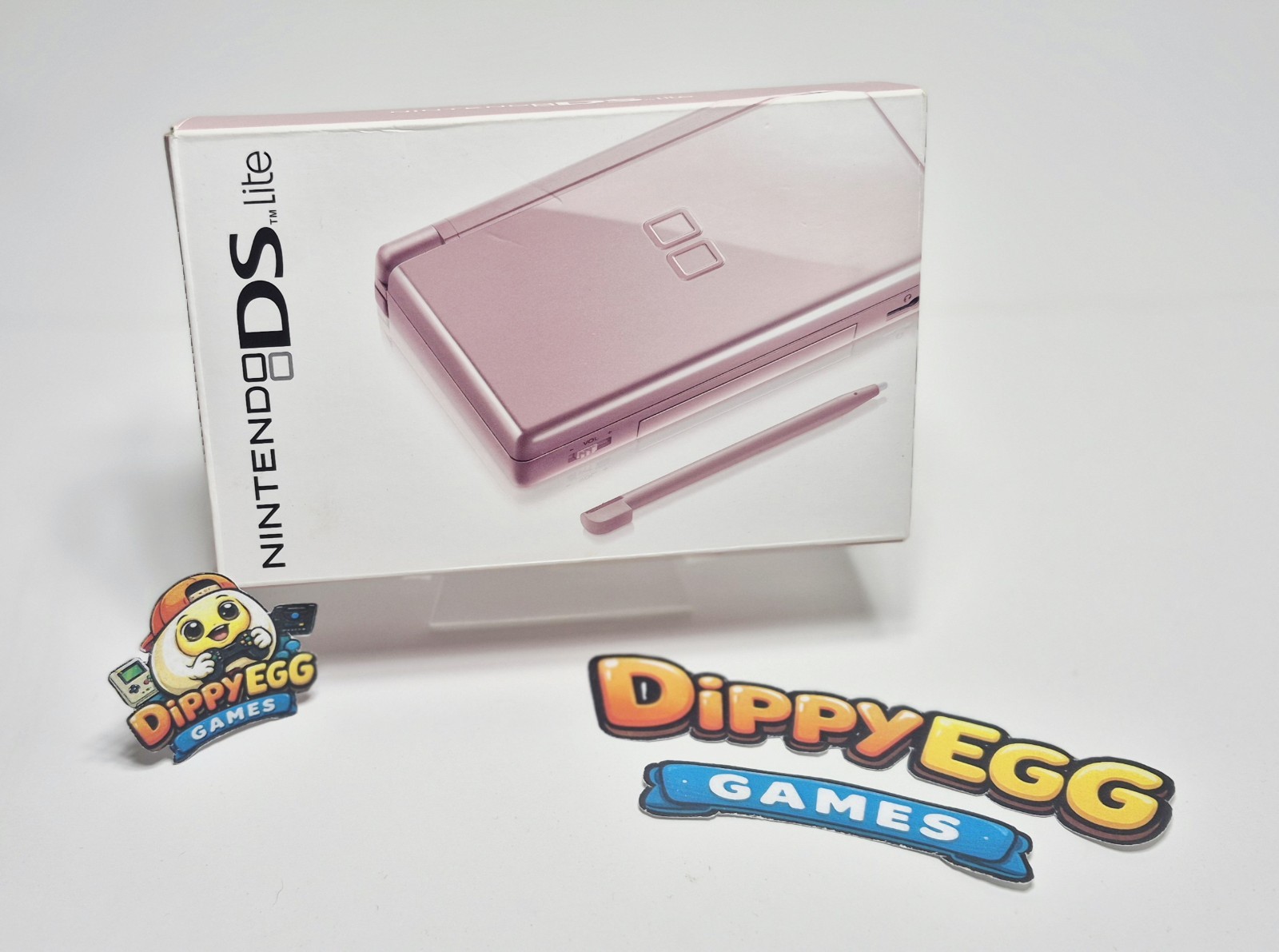 Nintendo DS Lite Pink Metallic Rose Cib Complete W/ Manuals Mint Condition