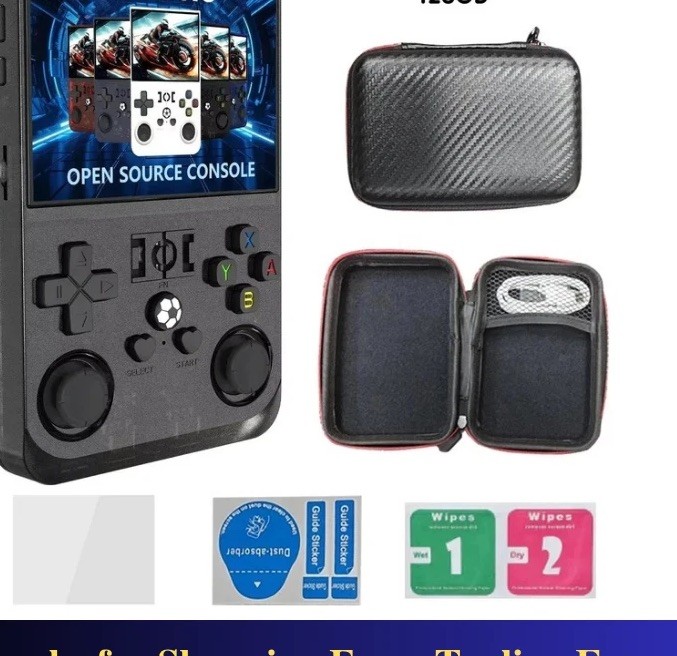2025 R36S Pro Retro Game Console 128GB Handheld Gaming Device
