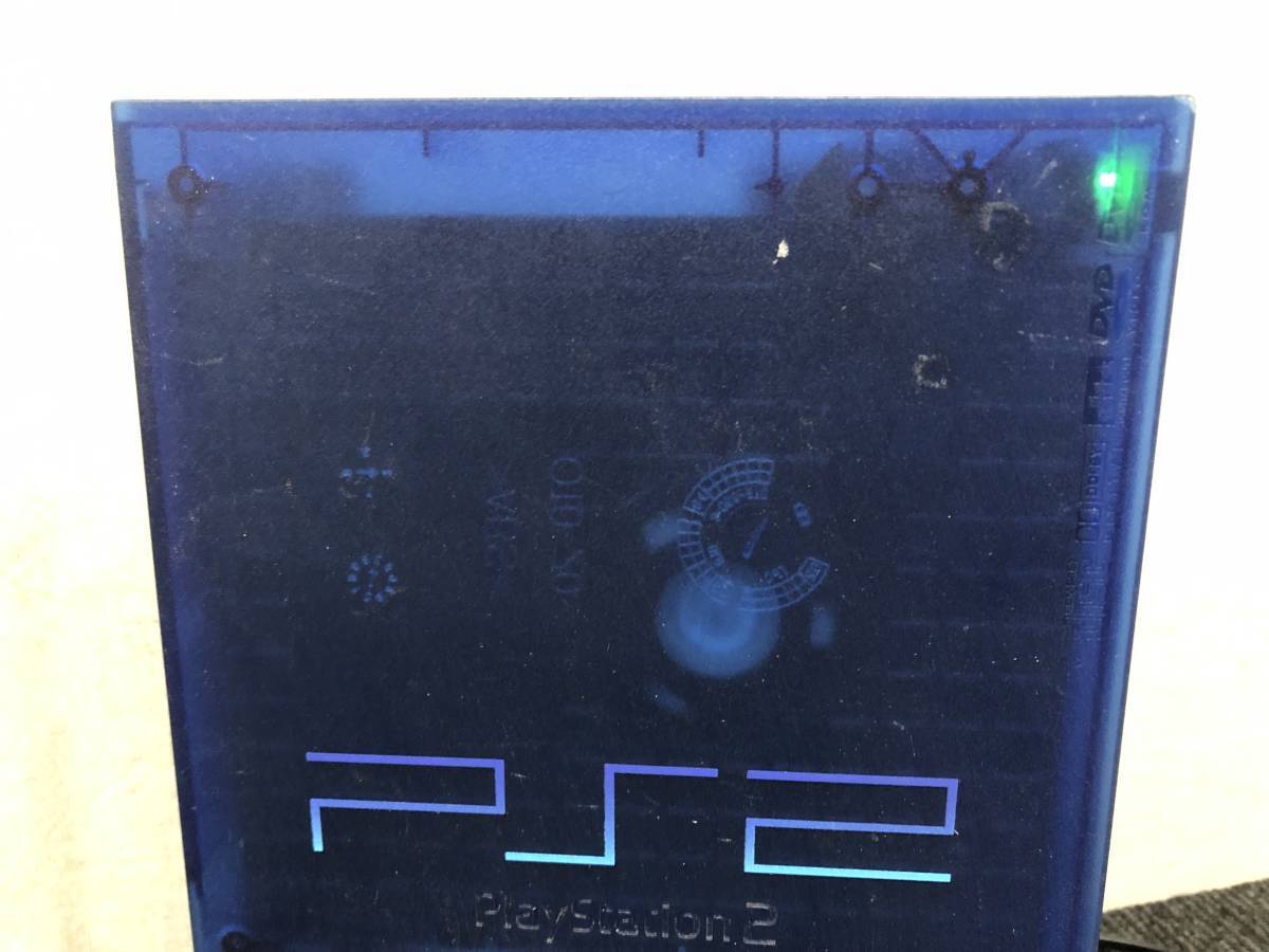 Sony PS2 SCPH-37000 PlayStation 2 Ocean Blue Body Confirmed Operation Excellent