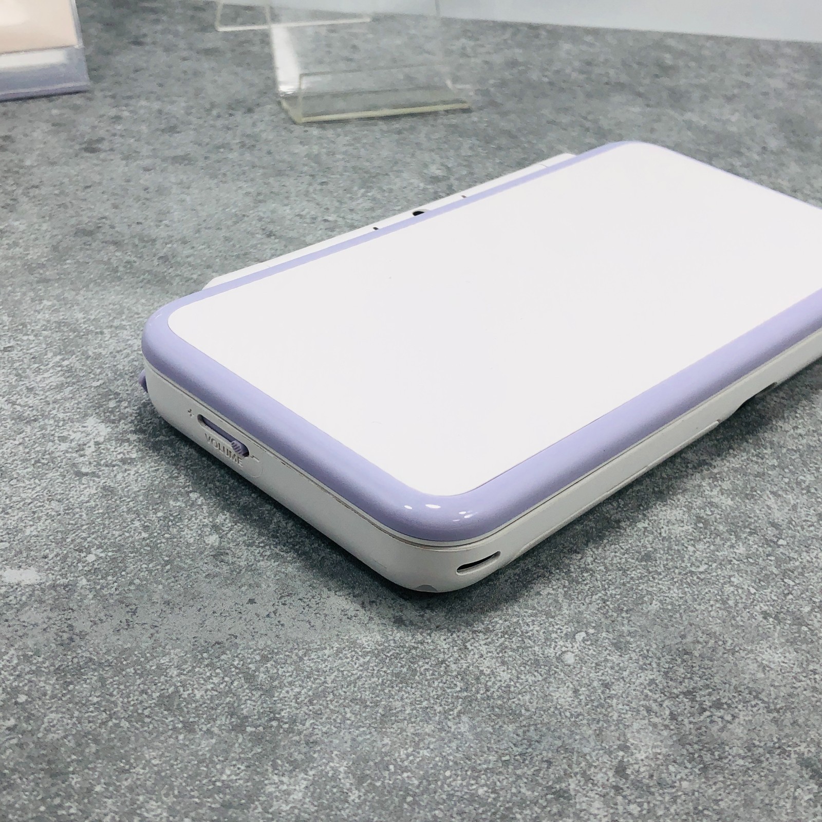 [EX+3] New Nintendo 2DS XL LL White Lavender Console Working Japanese ver 5-129