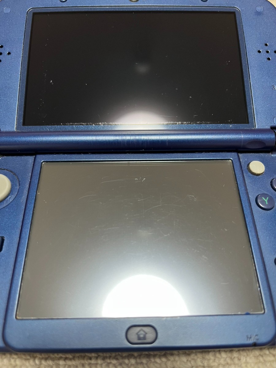 New 3DS LL XL Metalic blue Japan Nintendo Console region Japanese B839