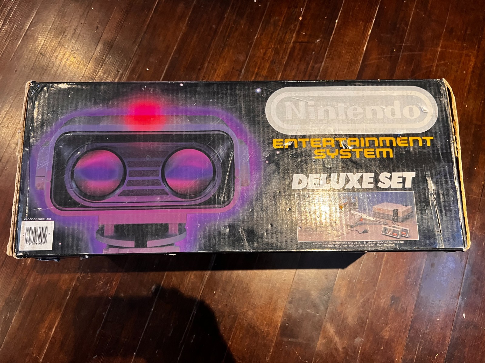 🎮In Box Nintendo NES DELUXE Set Console ROB Robot Duck Hunt Zapper 80’s⭐