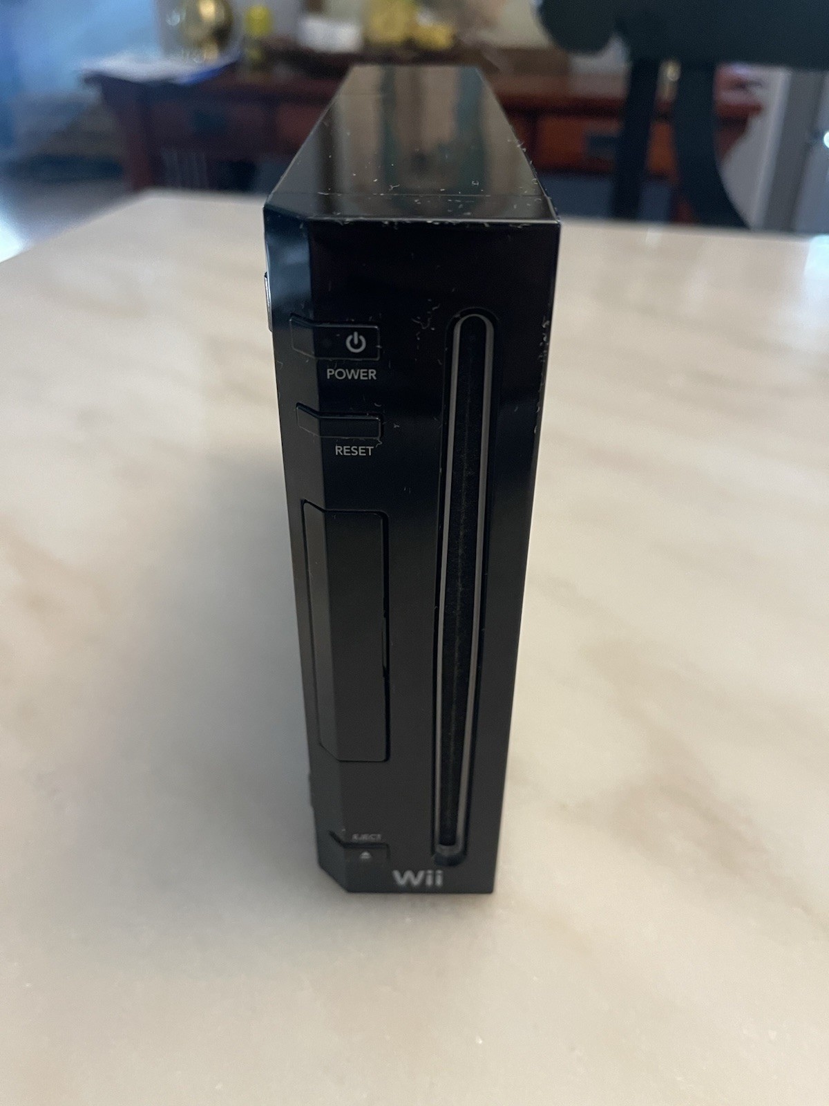 Nintendo Wii Console Black W/ All Cables & Stand – Working And Controllers