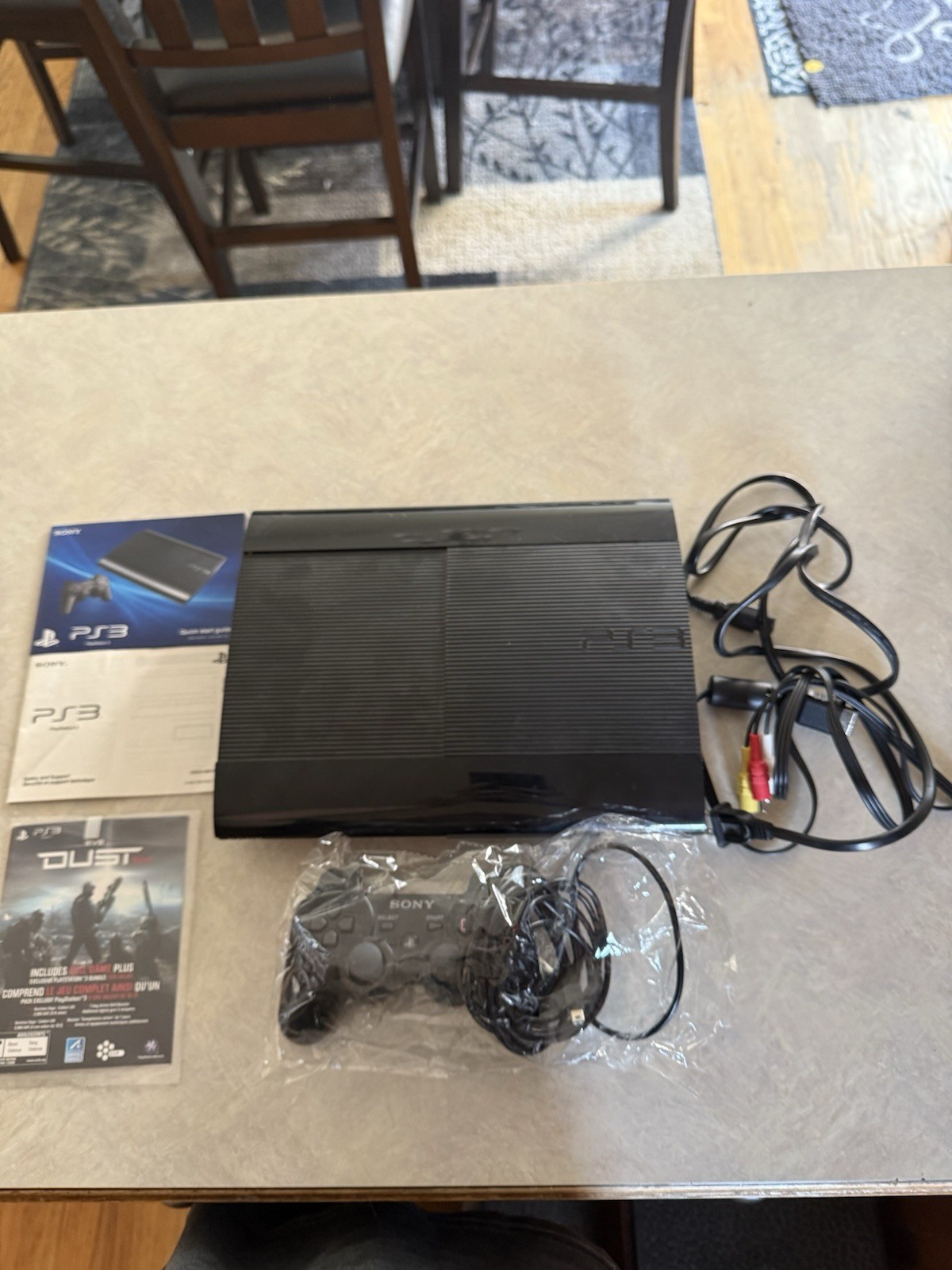 Sony PlayStation 3 Super Slim Console 250GB In Box Tested Working Manuals