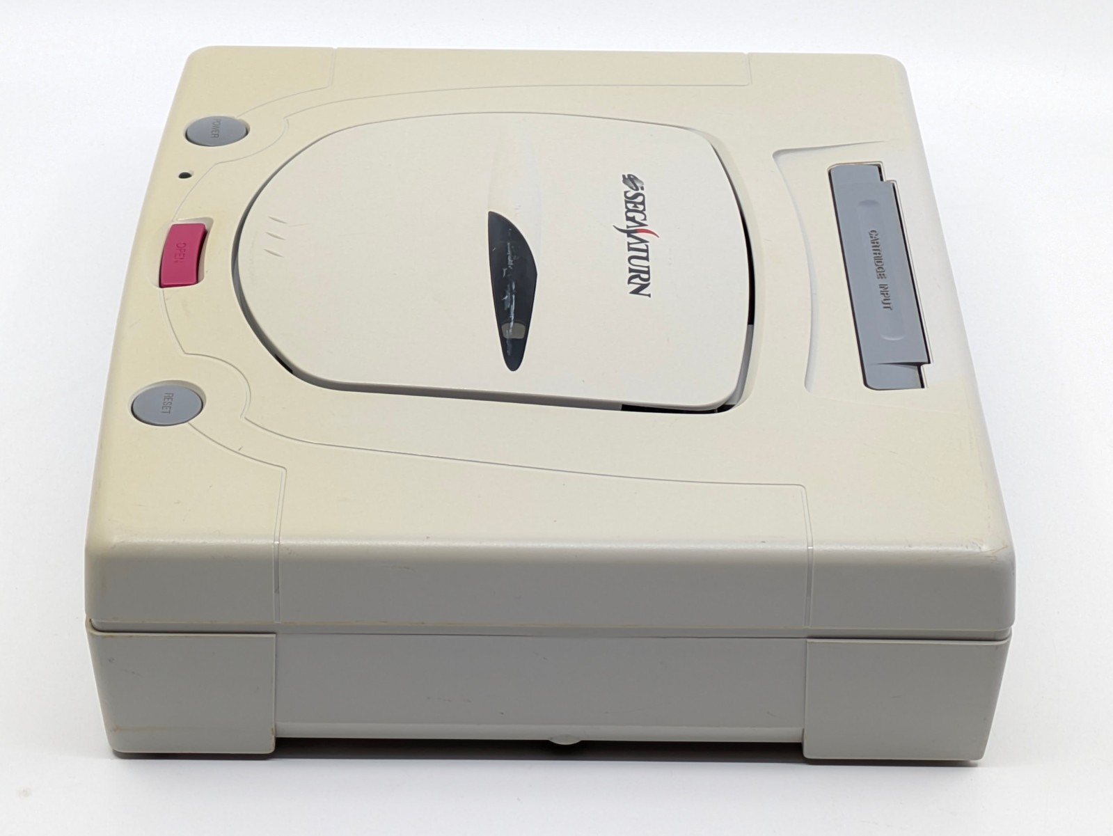 Sega Saturn White HST-3220 NTSC-J Tested w Controller + Touge King the Spirits 2