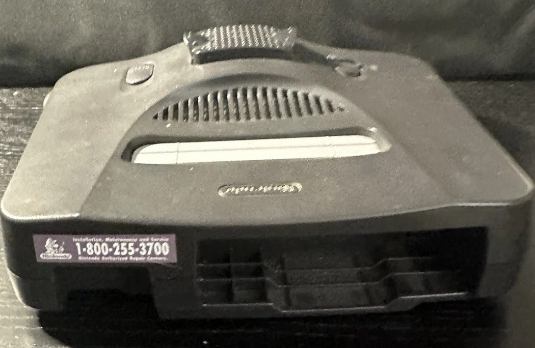 Nintendo 64 N64 Console NUS-001 USA w/ Expansion RAM Pack Tested NO CABLES