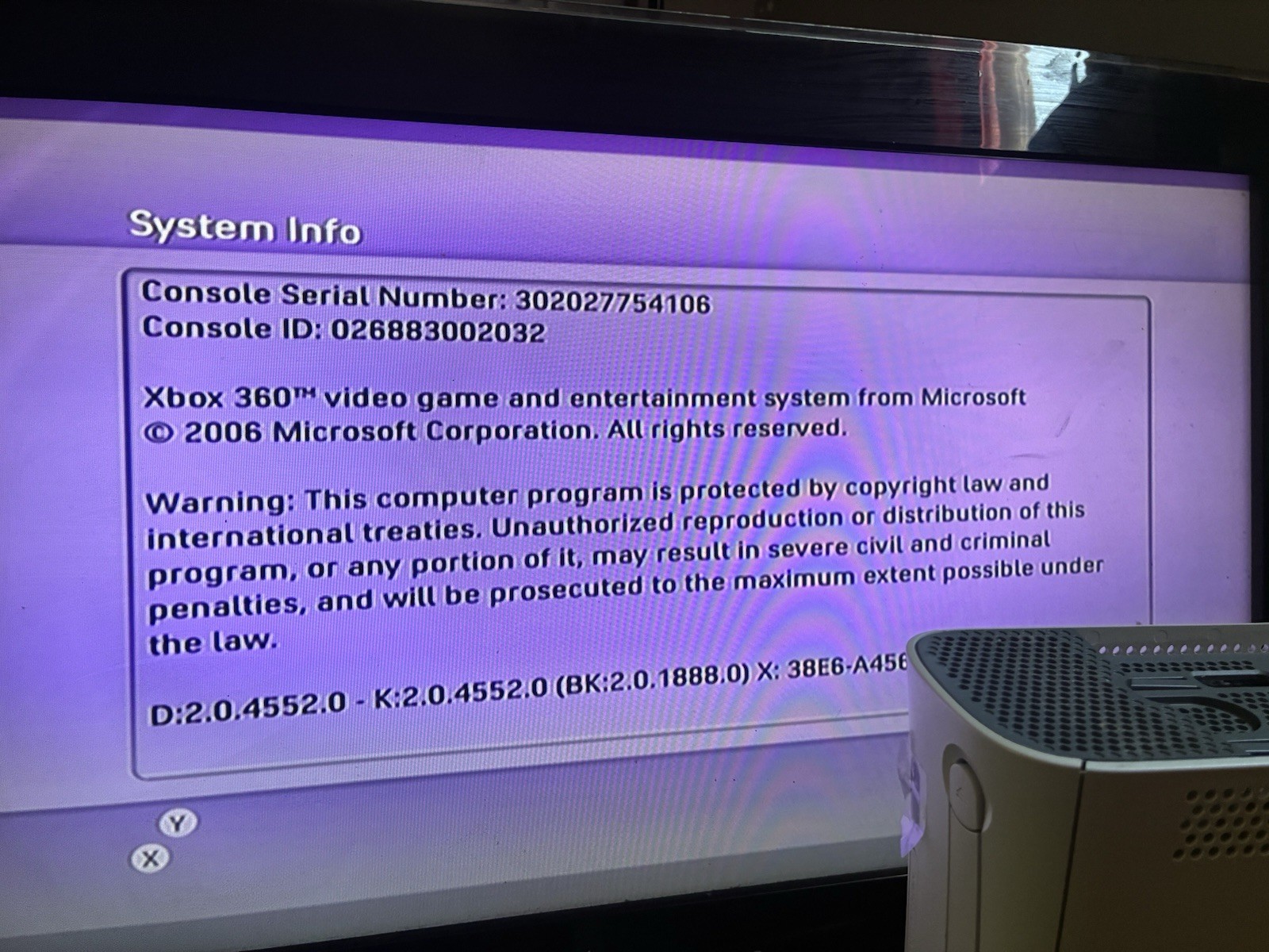 Microsoft Xbox 360 Core System