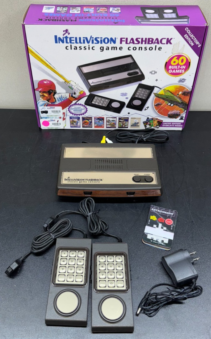 Intellivision Flashback Classic Game Console w 60 Built-In Games IN460