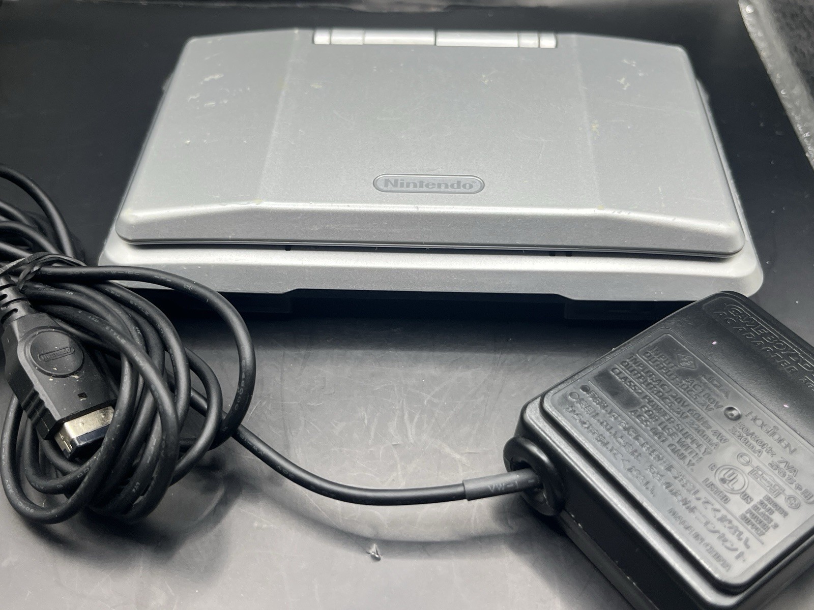 Nintendo DS Original NTR-001 Console – Titanium Silver – Plus Charger – Tested