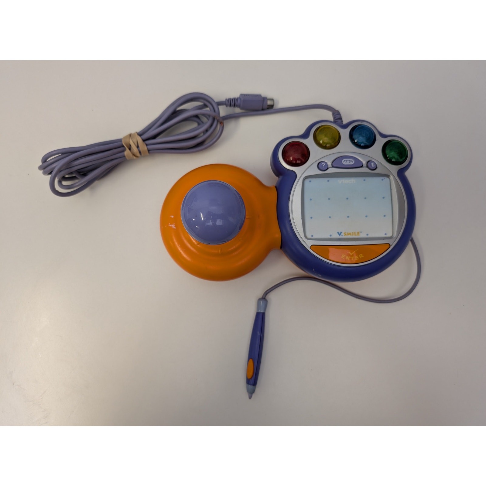 V-tech V.Smile TV Learning System w/ 12 games – Orange – USED
