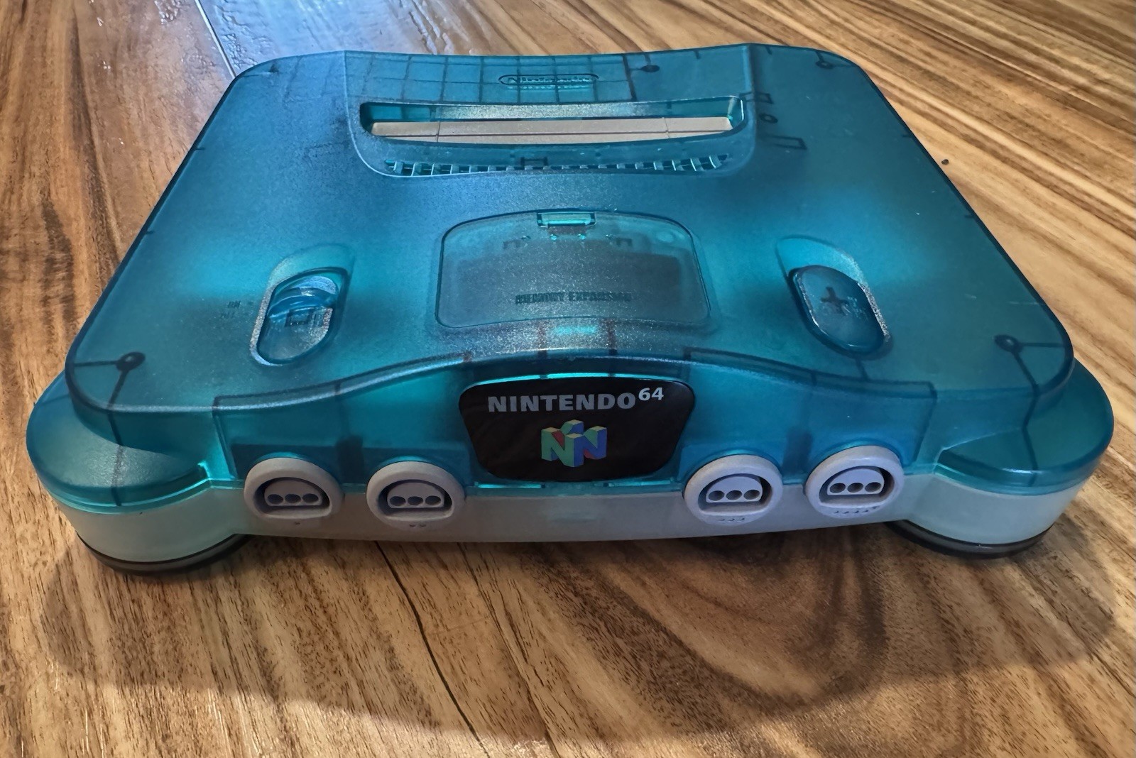 Nintendo N64 Funtastic Clear Blue Japanese Console Region Free TESTED US Seller