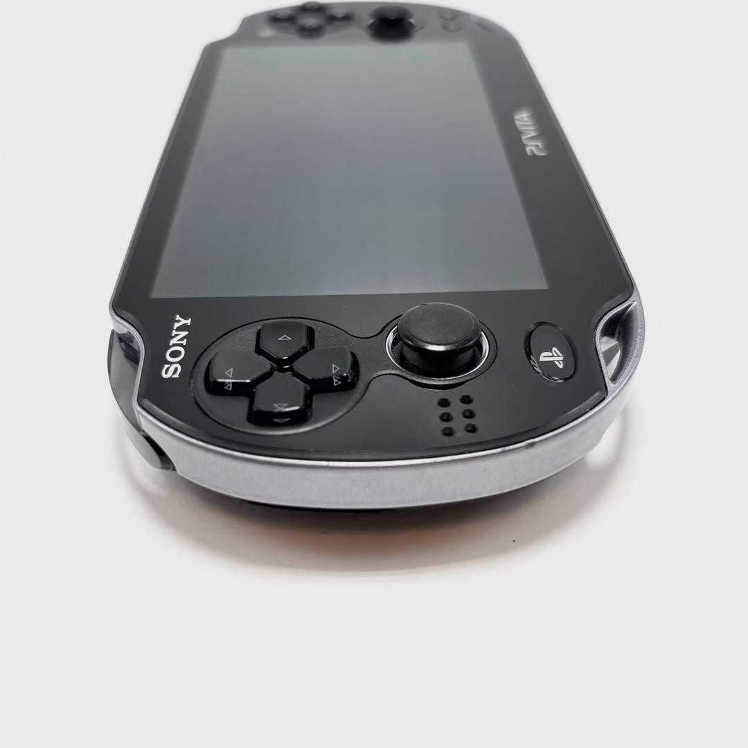 Sony PS Vita PCH-1100 Crystal Black OLED 3G Wi-Fi Handheld Console Japan