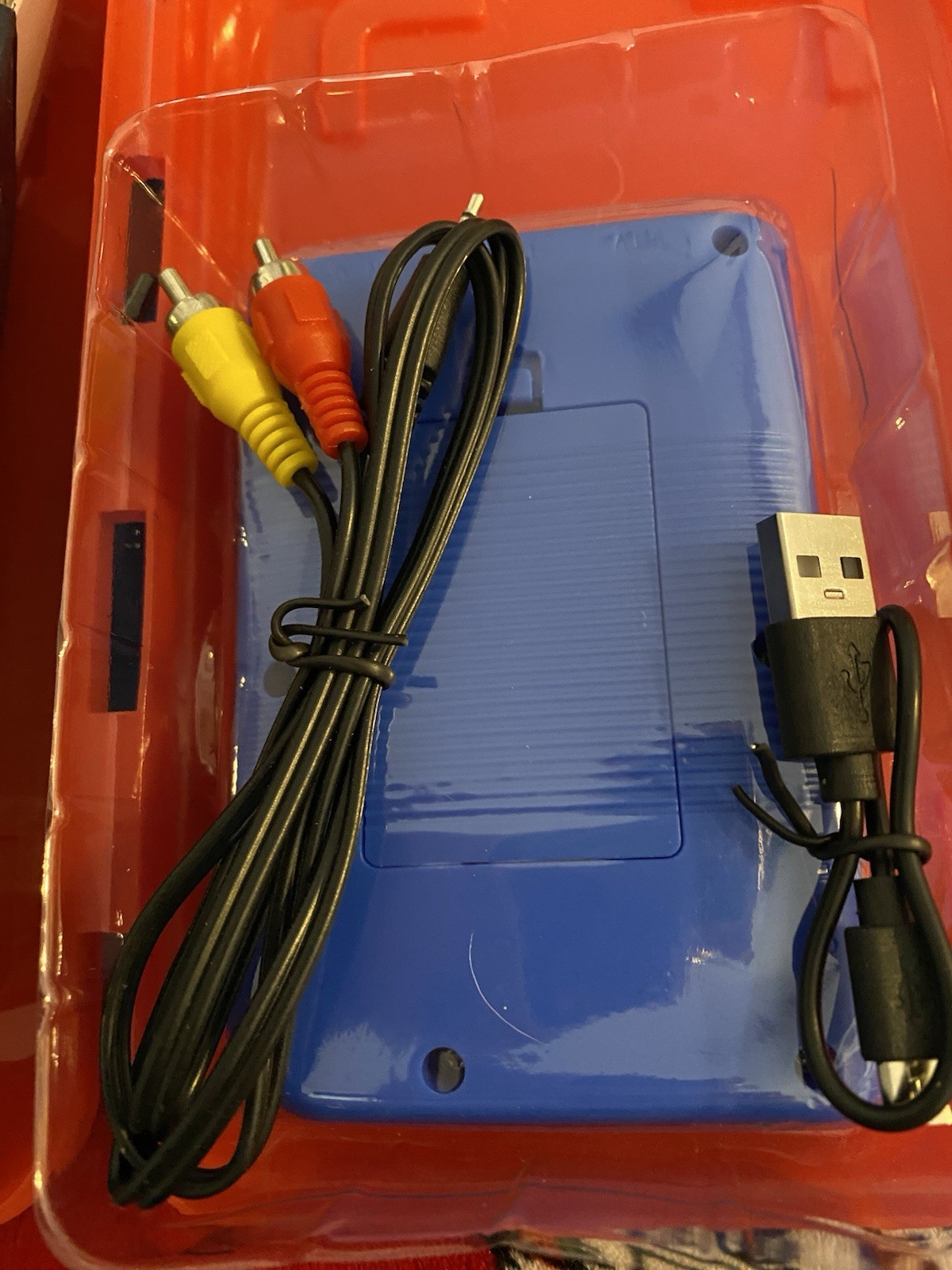 Gamebox Game Box Plus Blue Handheld System USB-A RCA Support External Gamepad