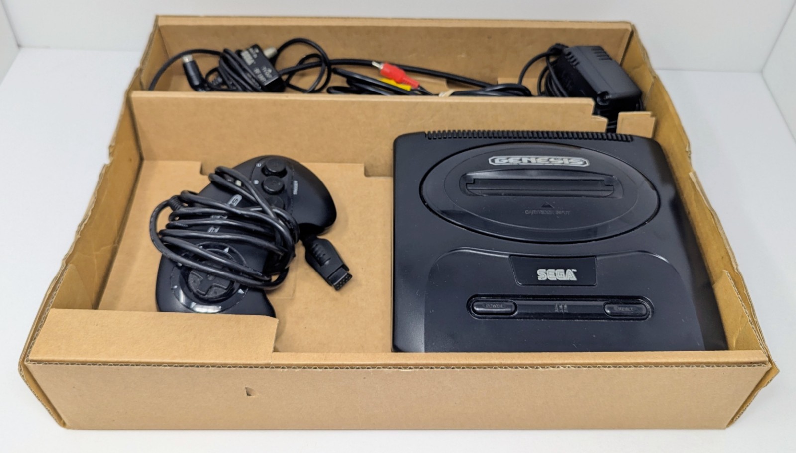 Sega Genesis Model 2 Console Sonic 2 System Box & Manual – No Game – Tested!