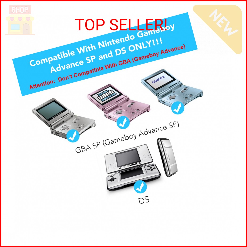 Charger for Gameboy Advance SP, AC Adapter for Nintendo DS Console, USB Power Ca