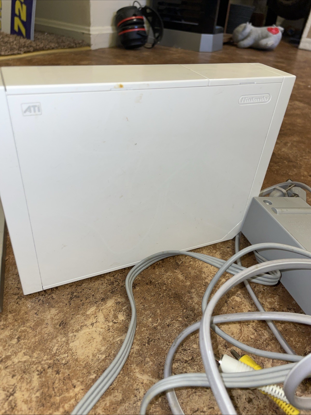 Nintendo Wii Console + and Power Cord Only , Used, Tested GameCube Compatible