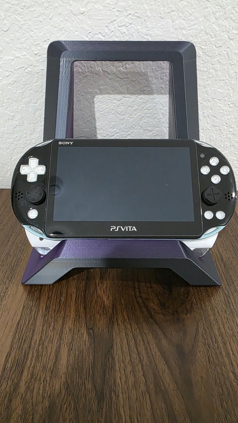 Sony PS Vita Slim PCH-2000 Custom Black/White/Blue Console Tested