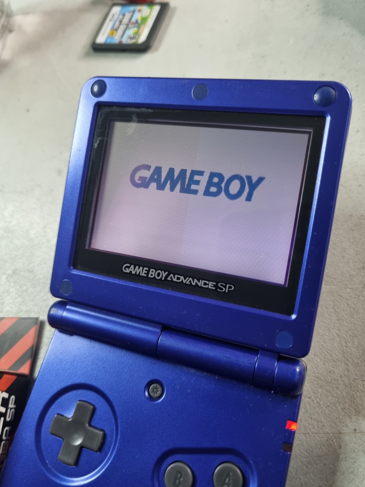 Nintendo Gameboy Advance SP AGS-001 Blue Handheld Brand New Charger