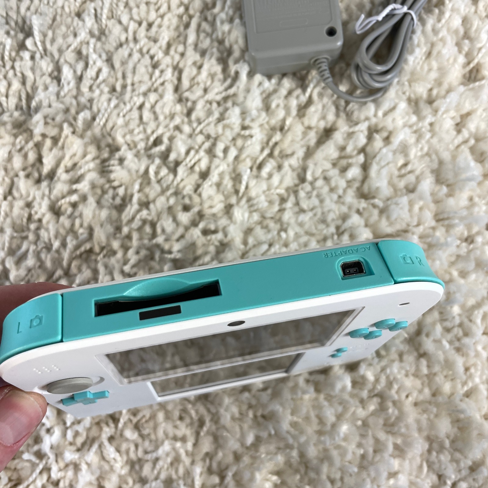 Nintendo 2DS Sea Green Handheld System Console Model FTR-001 Tested