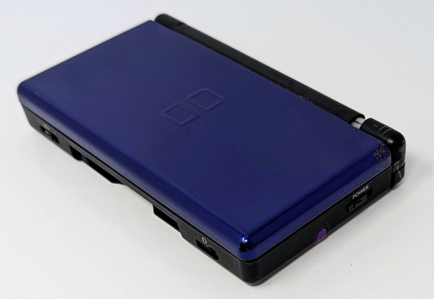 Nintendo DS Lite Cobalt Blue System Bundle w/ Diddy Kong Racing – Broken Hinge