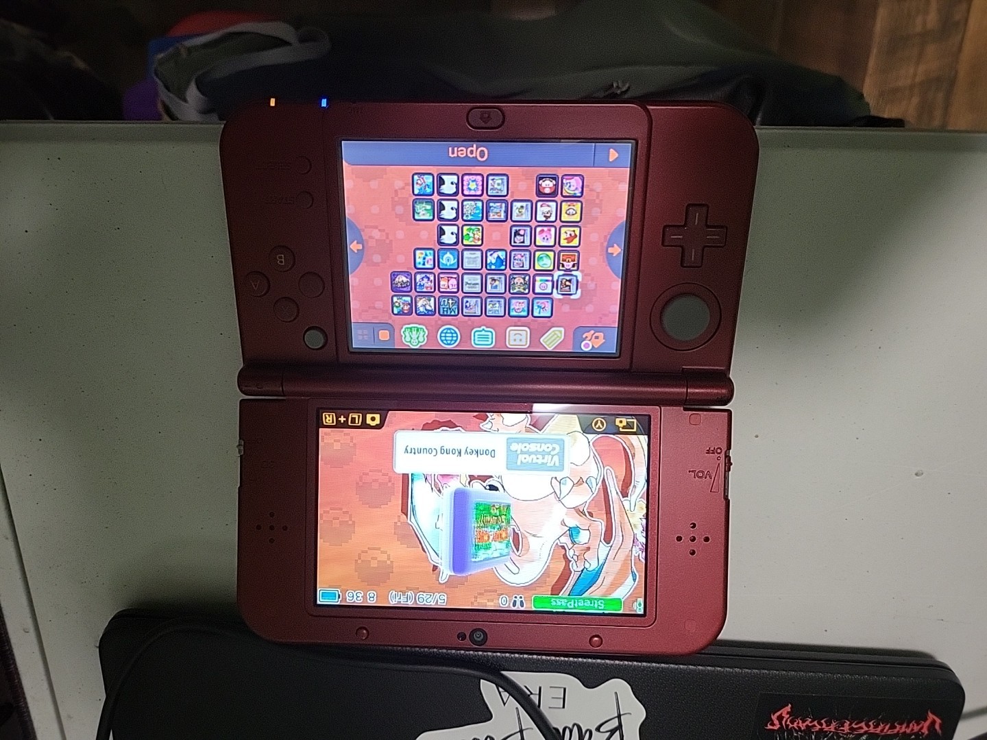 Nintendo 3DS Metallic Red Handheld Console System – Used Good