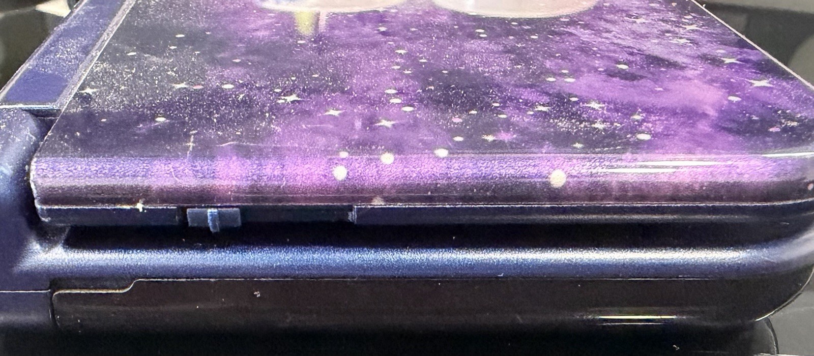 Nintendo New 3DS XL Galaxy Edition Handheld System Game Card Slot Needs Replaced