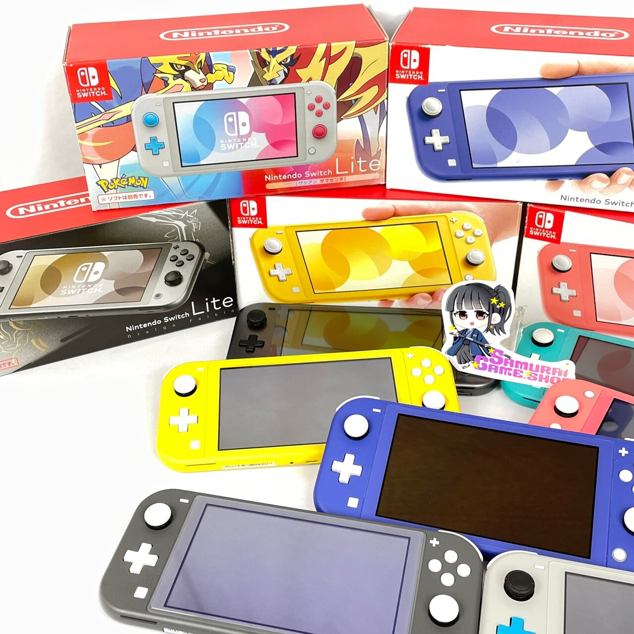 Nintendo Switch Lite Light Various colors to choose Console Japanese Box Charger