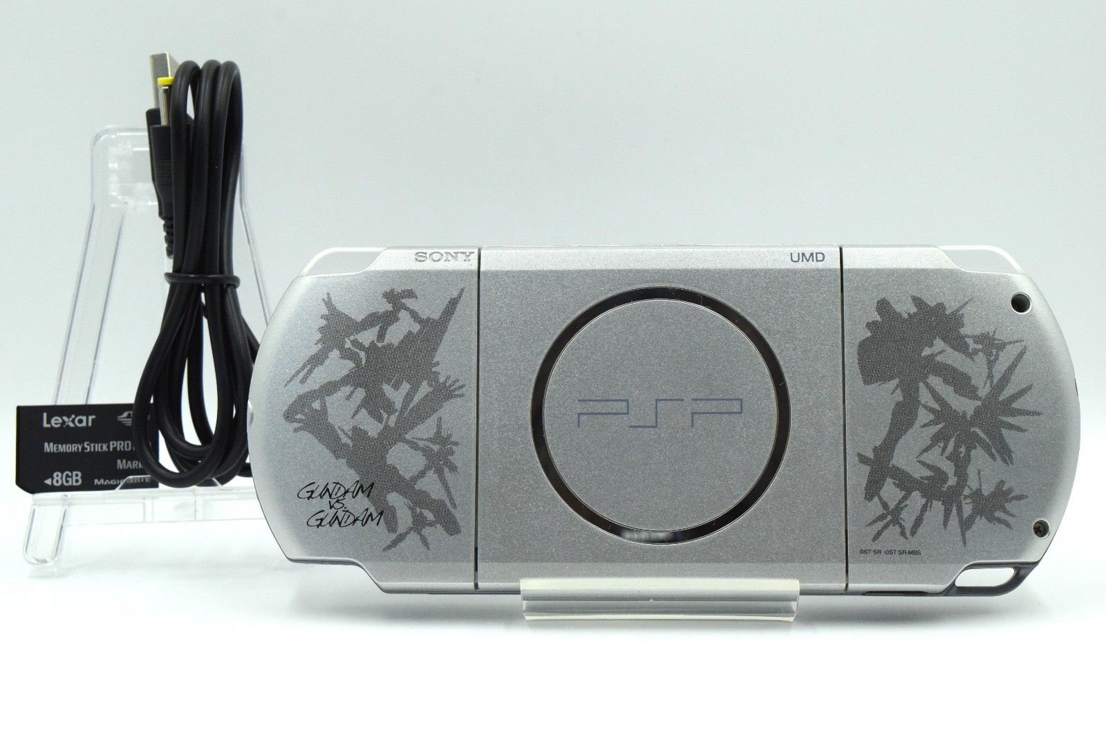 Sony PSP 3000 Gundam VS Gundam Silver OEM Console Tested Working Japan