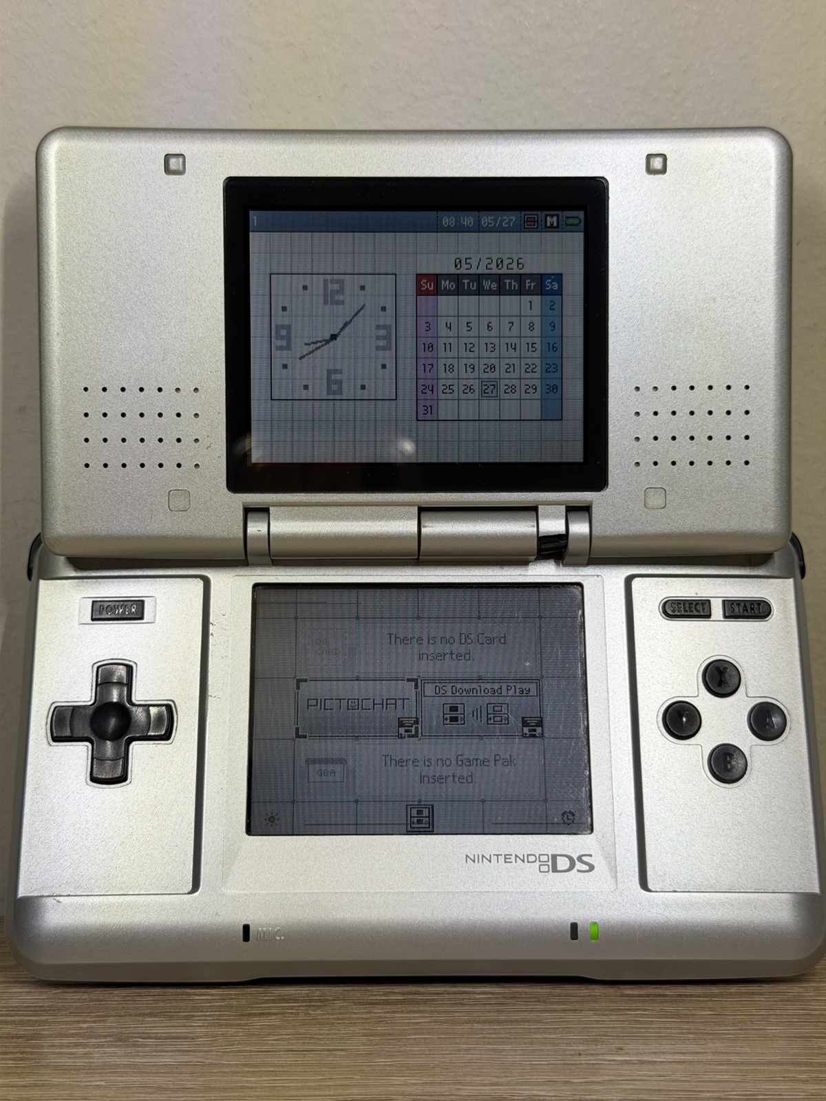 Nintendo DS Titanium Console NTR-001 with Charger TESTED | READ