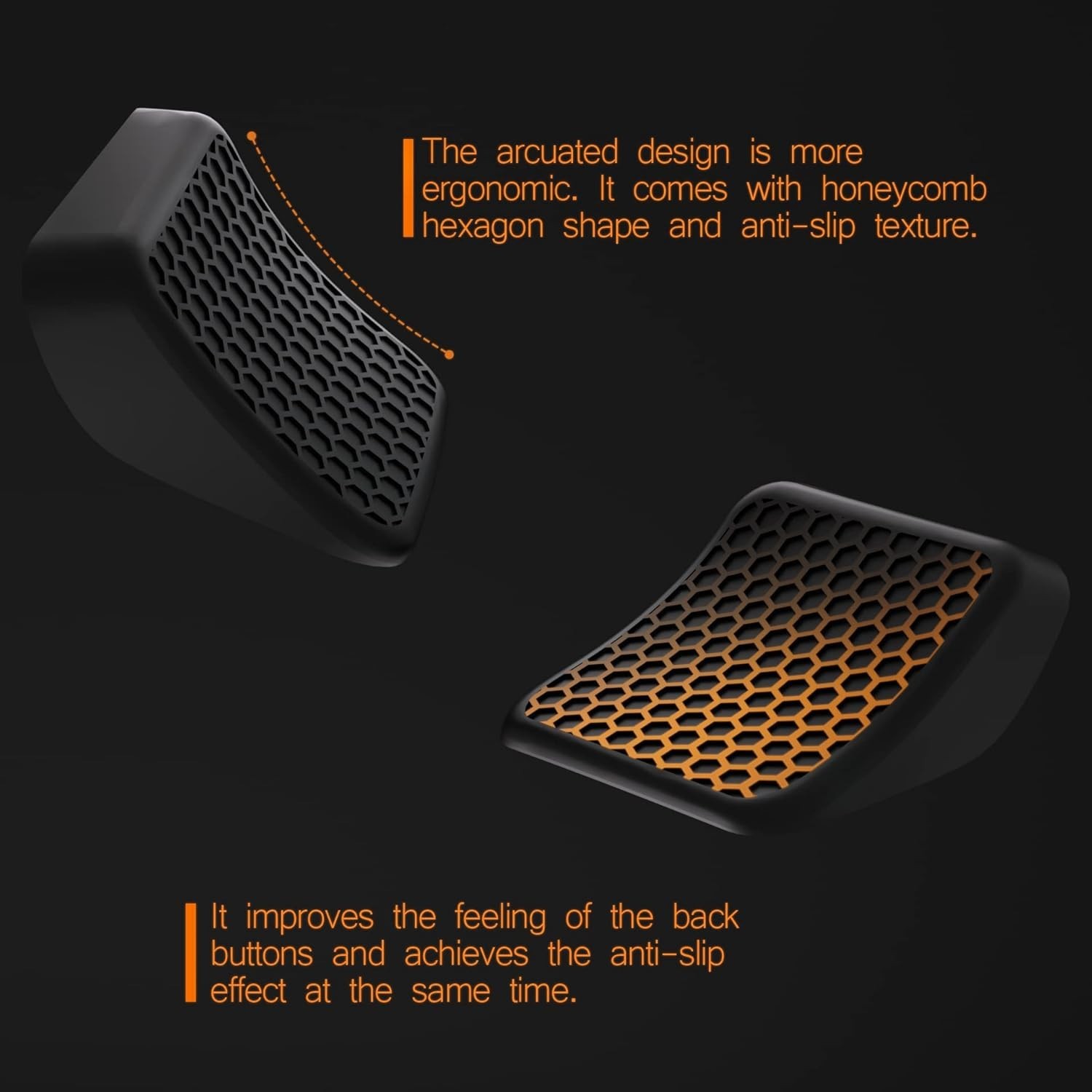 Ergonomic Back Button Enhancement Set for Steam Deck – 2 Thicknesses Available
