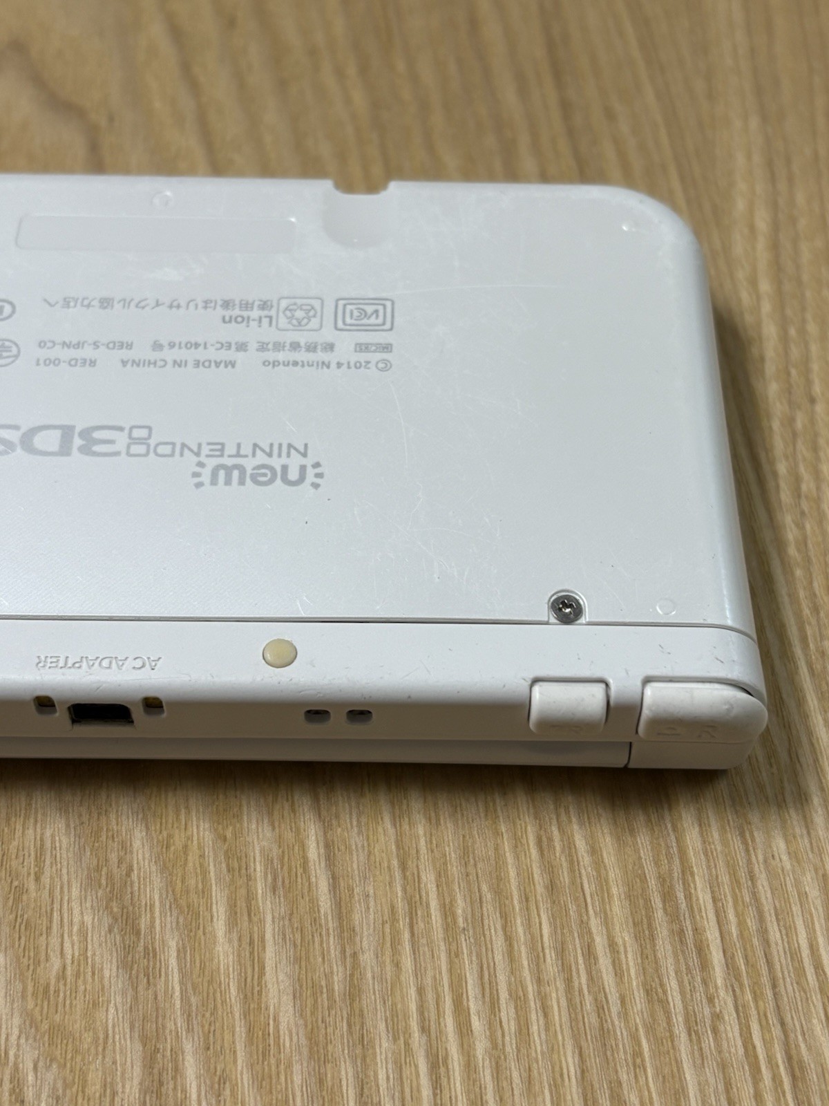 Nintendo New 3DS LL XL Pearl White Console Tested Working Japanese Import