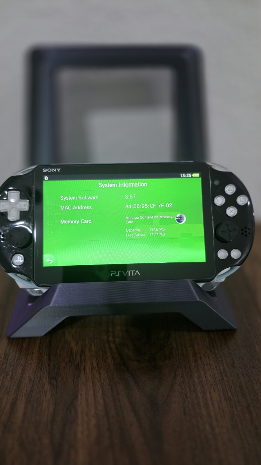 Sony PS Vita Slim PCH-2000 Custom Black/White/Blue Console Tested